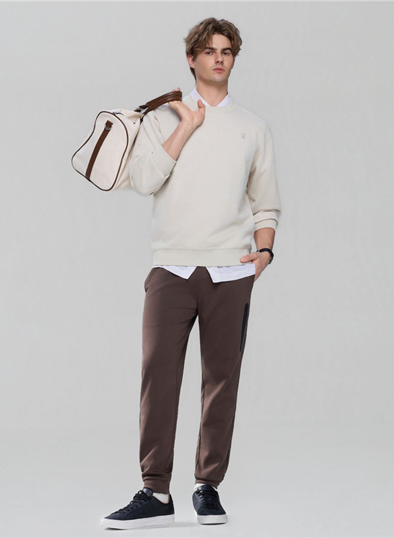 GIORDANO Men’s Slim Taper Cotton Stretch Jogger Pants - Image 2